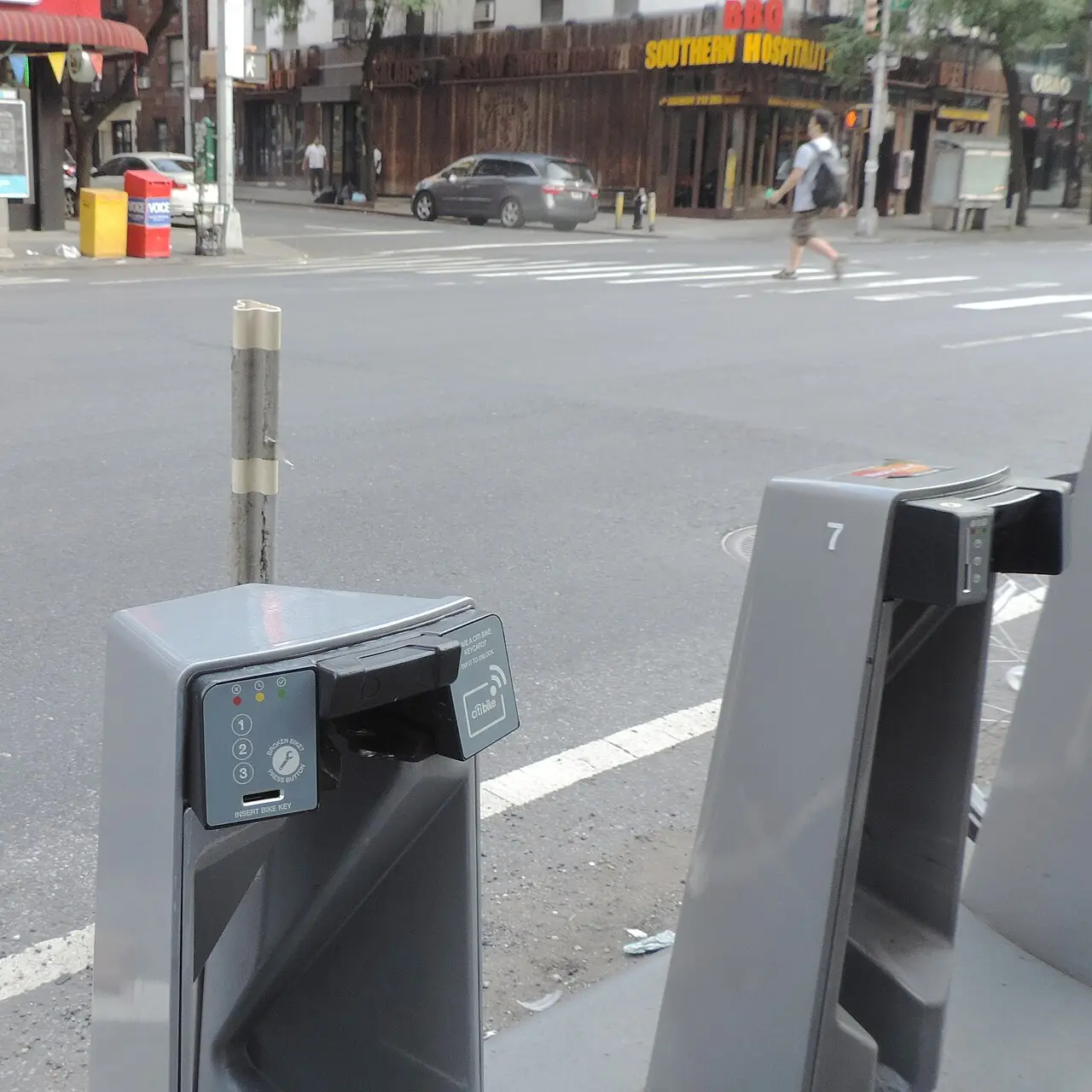 The street outside Friki Tiki in Hell's Kitchen