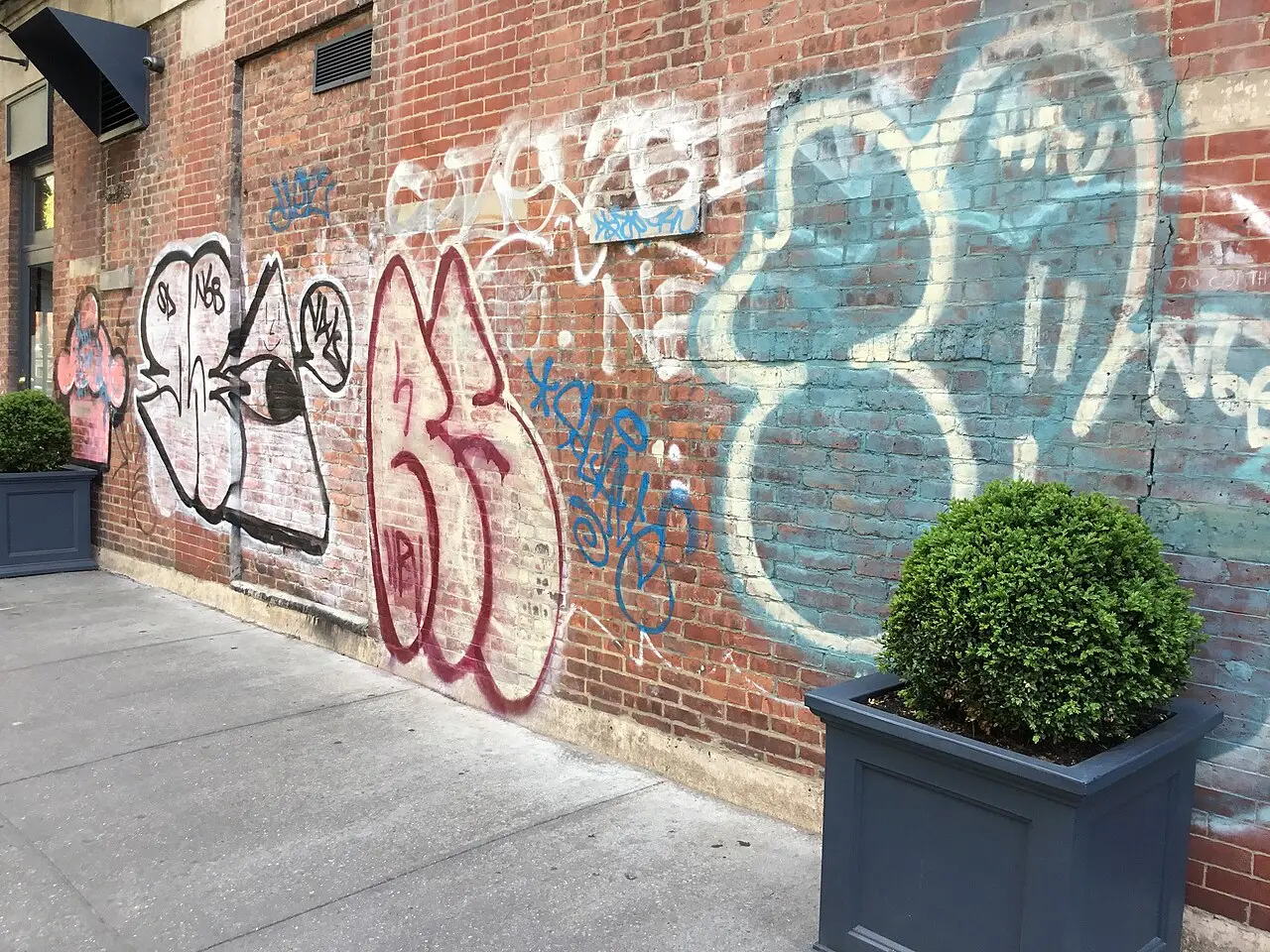 The street outside Jack & Charlie’s No. 118 in West Village