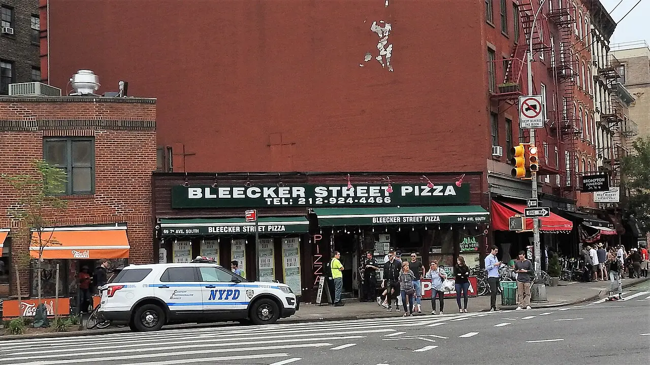 The street outside L'accolade in Greenwich Village