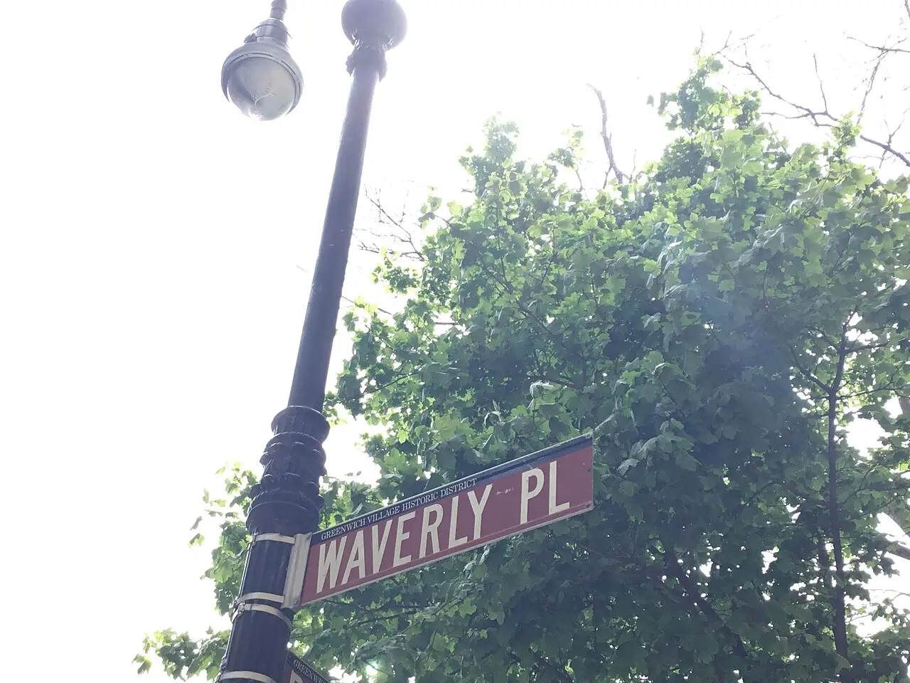 Waverly Place Street Sign