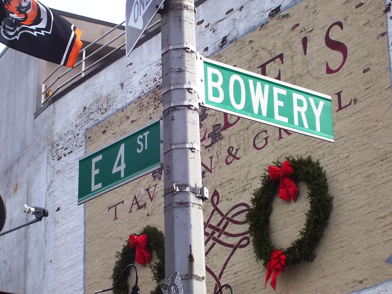 The street outside Phebes in East Village