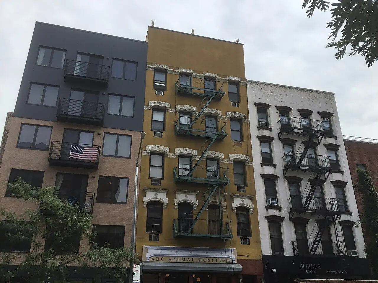 The street outside Phoenix Bar in East Village