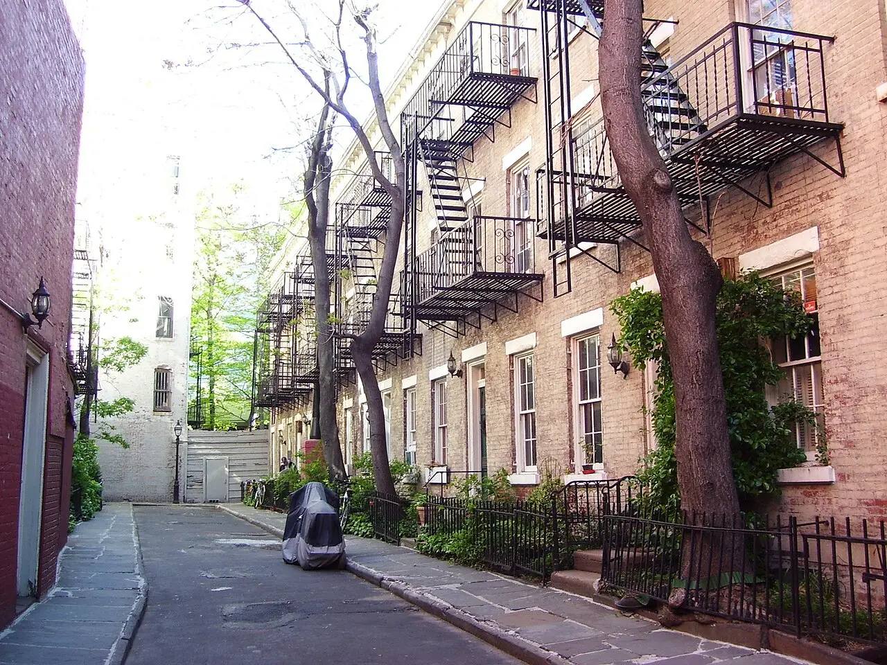 The street outside Rosemary's in Greenwich Village