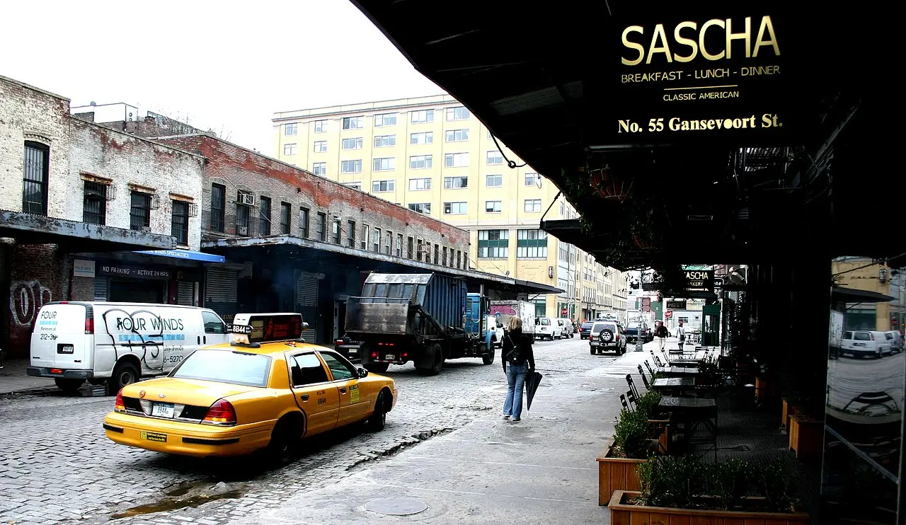The street outside Common Ground Bar, Meatpacking District