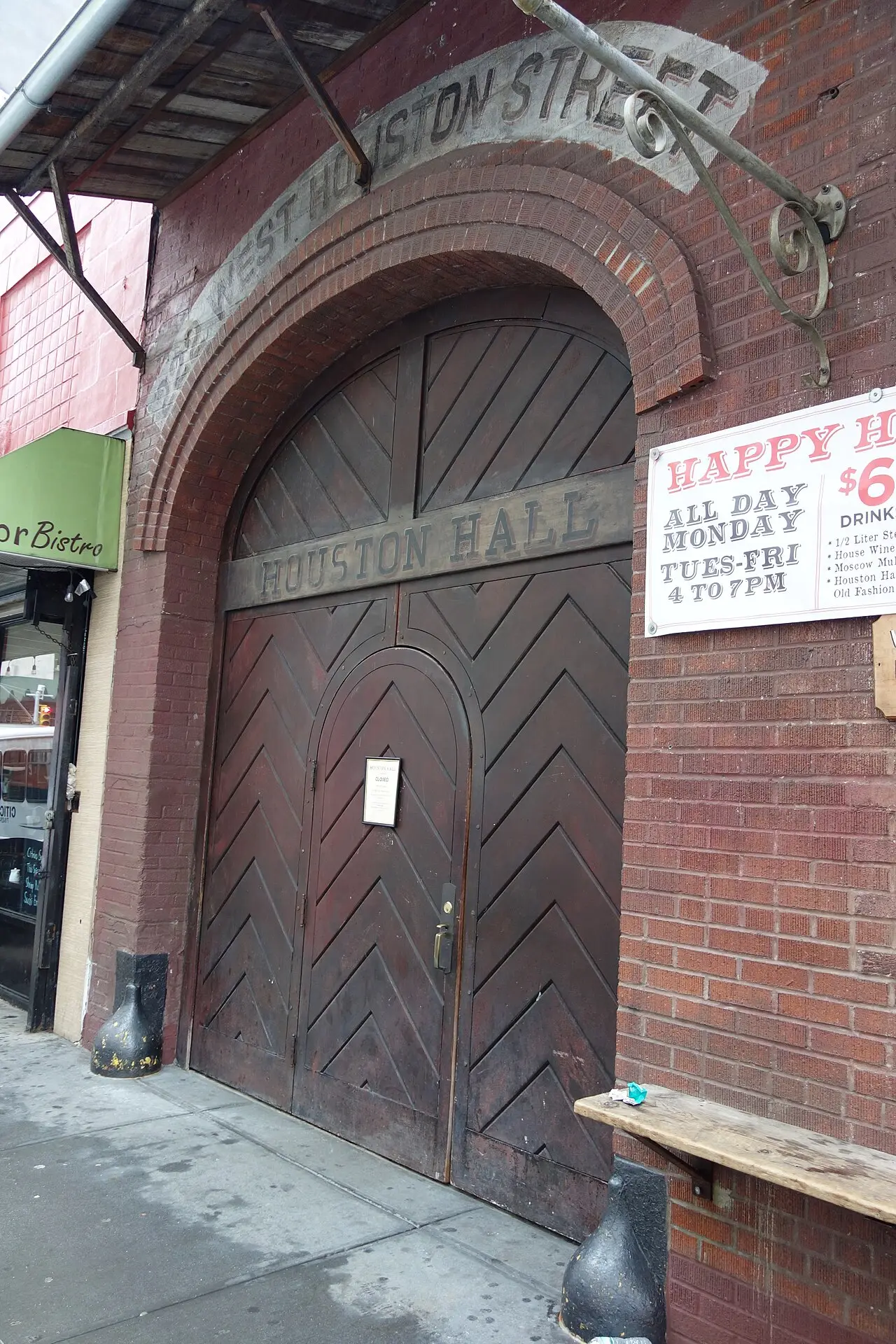 Houston Hall, Greenwich Village